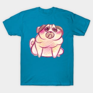 Fat Puppy-eyed Pug T-Shirt